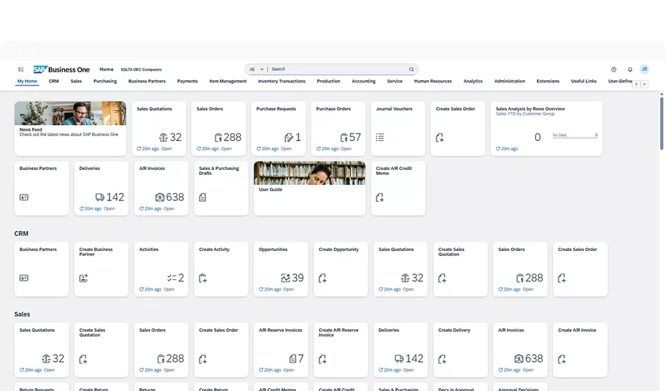 SAP Business One Interface